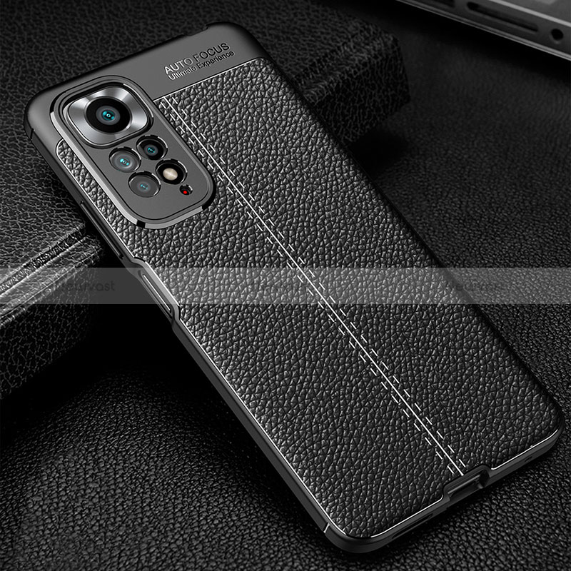 Soft Silicone Gel Leather Snap On Case Cover WL1 for Xiaomi Redmi Note 11 4G (2022)