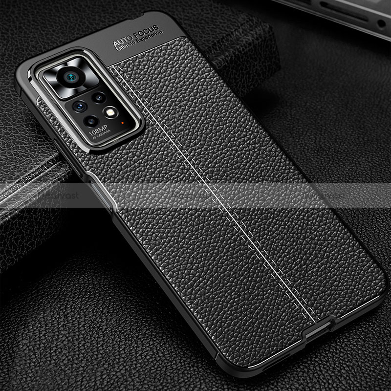 Soft Silicone Gel Leather Snap On Case Cover WL1 for Xiaomi Redmi Note 11 Pro 4G