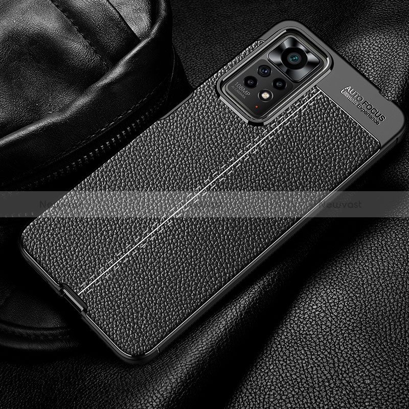 Soft Silicone Gel Leather Snap On Case Cover WL1 for Xiaomi Redmi Note 11 Pro 4G