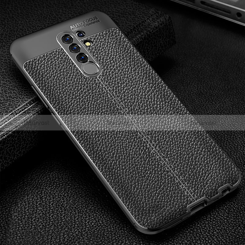 Soft Silicone Gel Leather Snap On Case Cover WL2 for Xiaomi Redmi 9