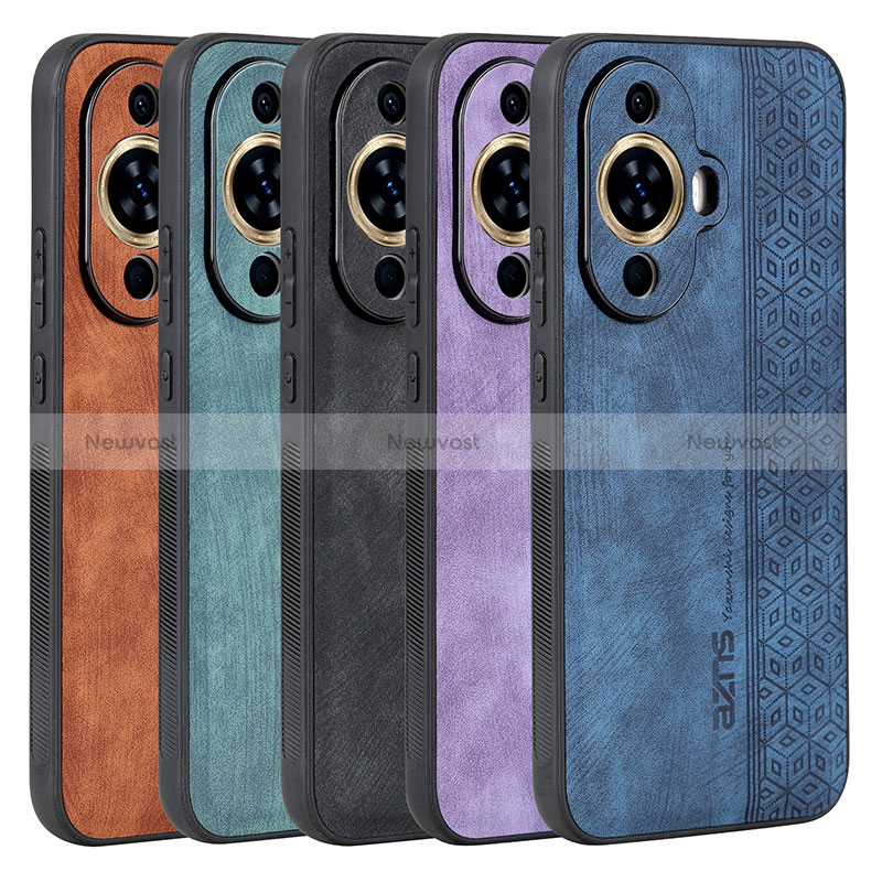 Soft Silicone Gel Leather Snap On Case Cover YZ1 for Huawei Nova 11 Pro