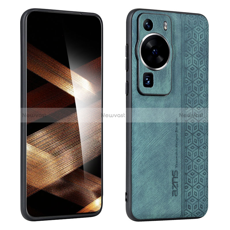 Soft Silicone Gel Leather Snap On Case Cover YZ1 for Huawei P60 Pro