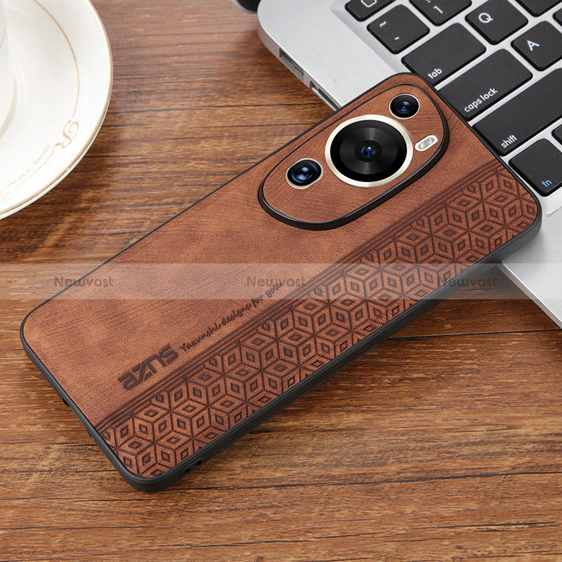 Soft Silicone Gel Leather Snap On Case Cover YZ2 for Huawei P60 Art