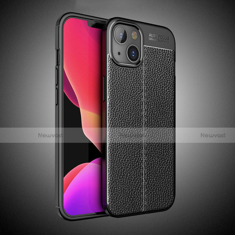 Soft Silicone Gel Leather Snap On Case Cover Z01 for Apple iPhone 13 Mini