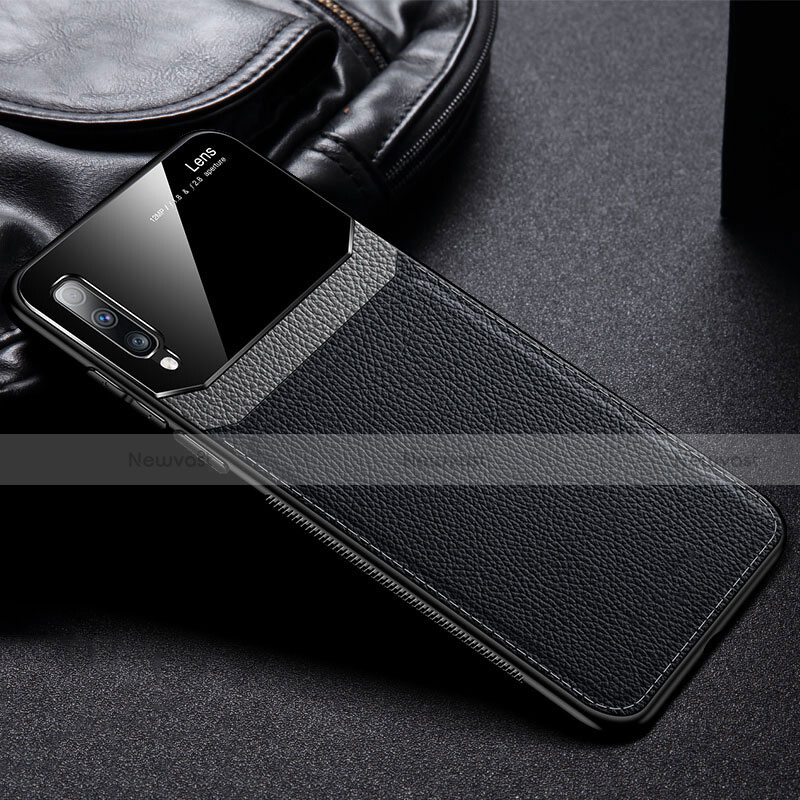 Soft Silicone Gel Leather Snap On Case Cover Z01 for Samsung Galaxy A70