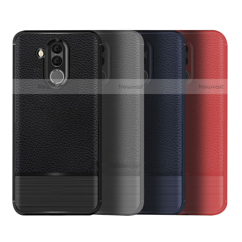Soft Silicone Gel Leather Snap On Case for Huawei Maimang 7