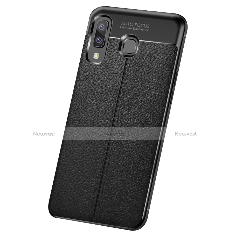Soft Silicone Gel Leather Snap On Case for Samsung Galaxy A8 Star