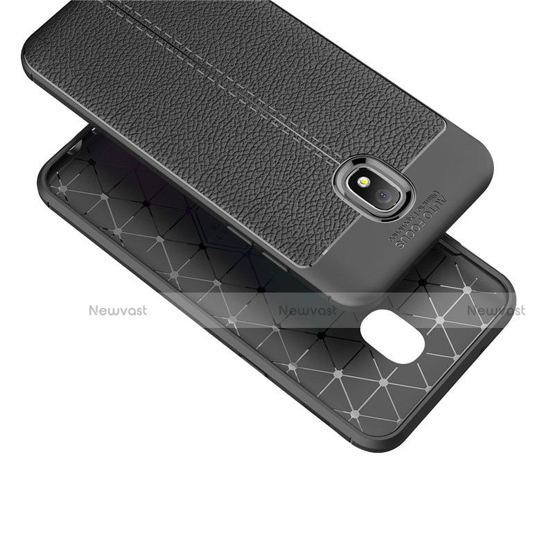 Soft Silicone Gel Leather Snap On Case for Samsung Galaxy J3 (2018) SM-J377A