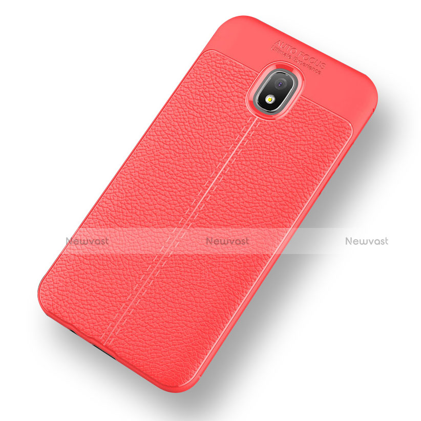 Soft Silicone Gel Leather Snap On Case for Samsung Galaxy J3 (2018) SM-J377A