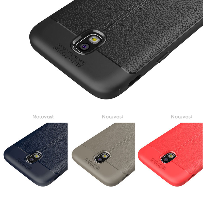 Soft Silicone Gel Leather Snap On Case for Samsung Galaxy J7 (2017) SM-J730F
