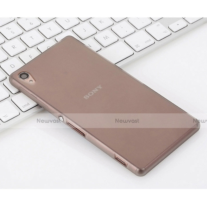 Soft Silicone Gel Matte Finish Case for Sony Xperia Z3 Gray