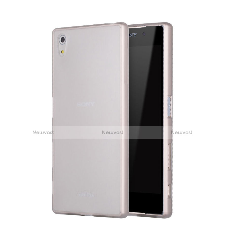 Soft Silicone Gel Matte Finish Case for Sony Xperia Z5 Gold