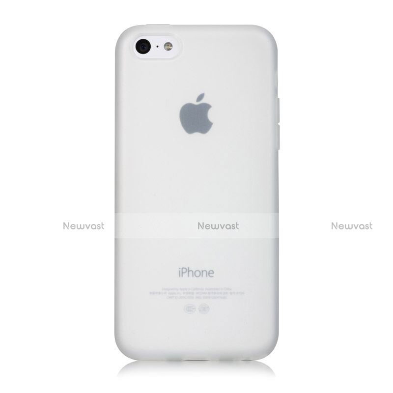 Soft Silicone Gel Matte Finish Cover for Apple iPhone 5C White