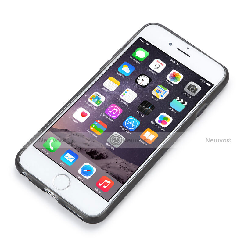 Soft Silicone Gel Matte Finish Cover for Apple iPhone 6 Gray
