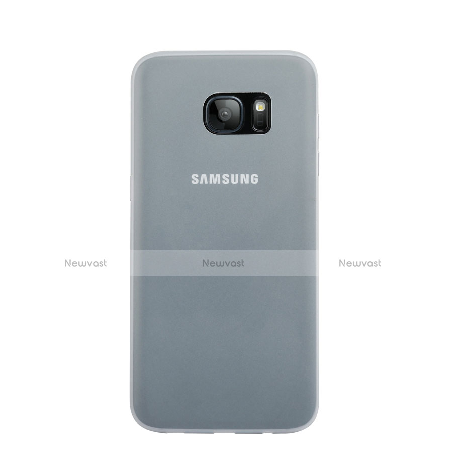Soft Silicone Gel Matte Finish Cover for Samsung Galaxy S7 G930F G930FD White