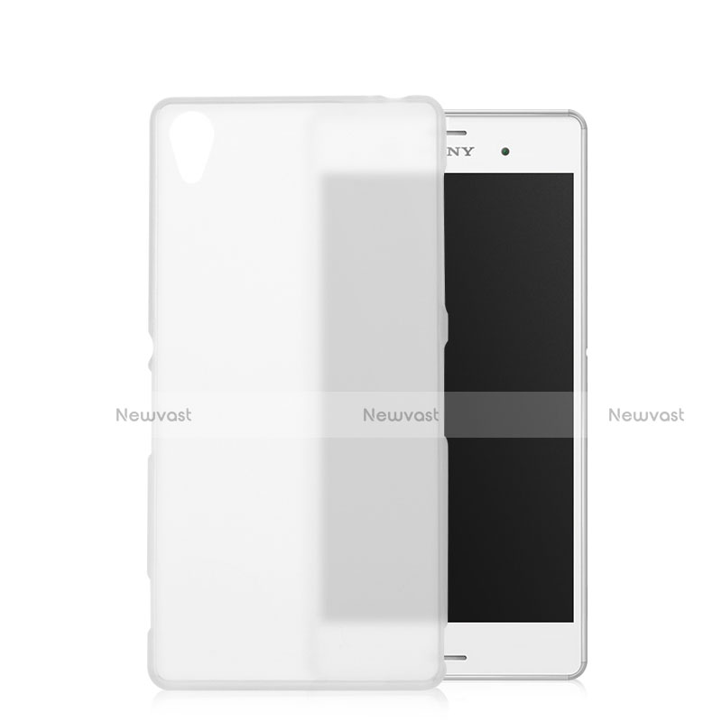 Soft Silicone Gel Matte Finish Cover for Sony Xperia Z3 White