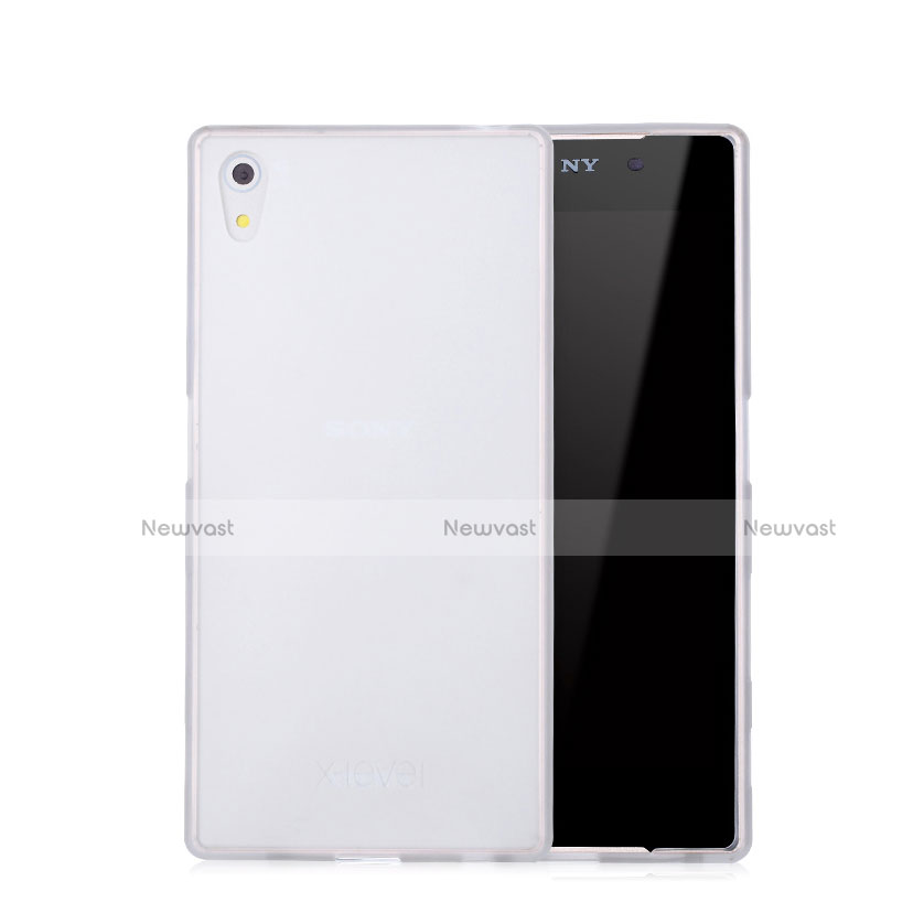 Soft Silicone Gel Matte Finish Cover for Sony Xperia Z5 White