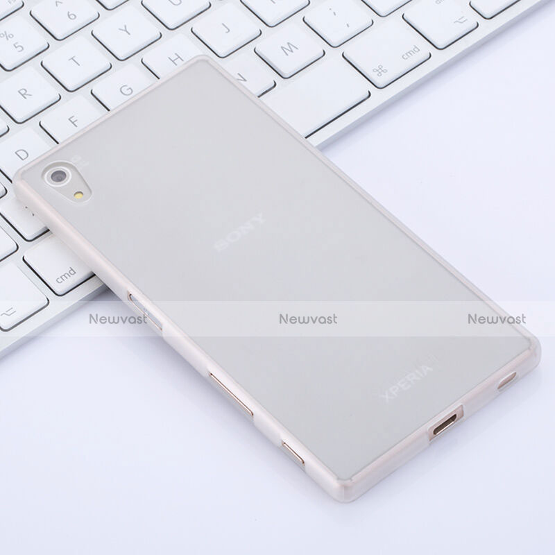 Soft Silicone Gel Matte Finish Cover for Sony Xperia Z5 White