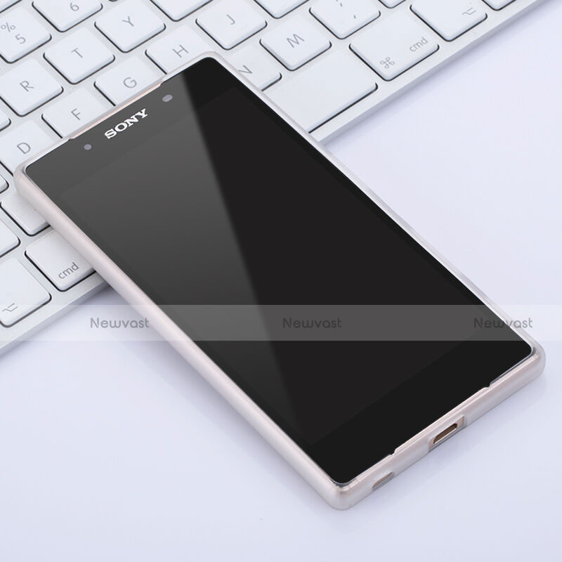 Soft Silicone Gel Matte Finish Cover for Sony Xperia Z5 White