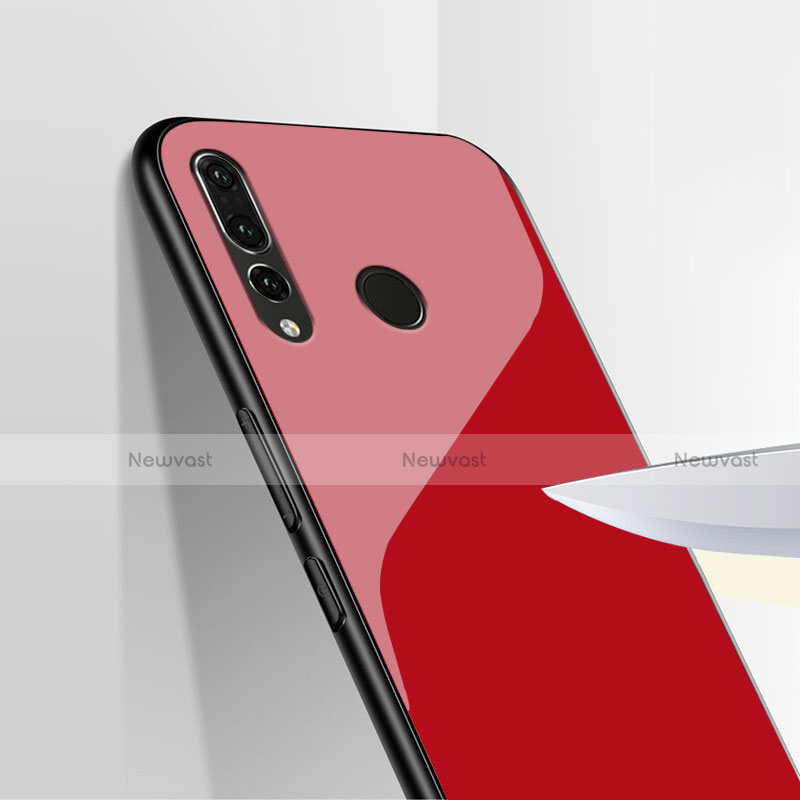 Soft Silicone Gel Mirror Case for Huawei Enjoy 9s Red