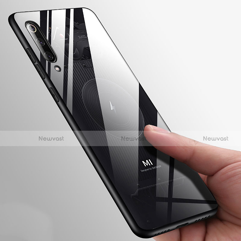 Soft Silicone Gel Mirror Case for Xiaomi Mi 9 Black