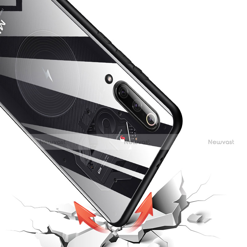 Soft Silicone Gel Mirror Case for Xiaomi Mi 9 Black