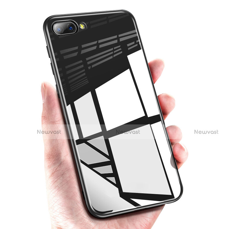 Soft Silicone Gel Mirror Case M01 for Huawei Honor 10 Black