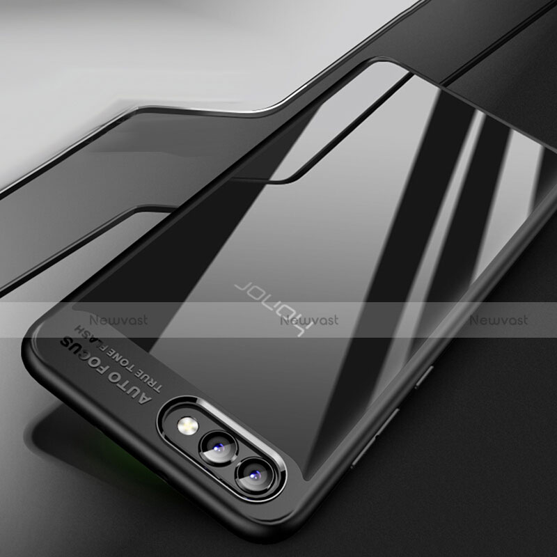 Soft Silicone Gel Mirror Case M05 for Huawei Honor View 10 Black