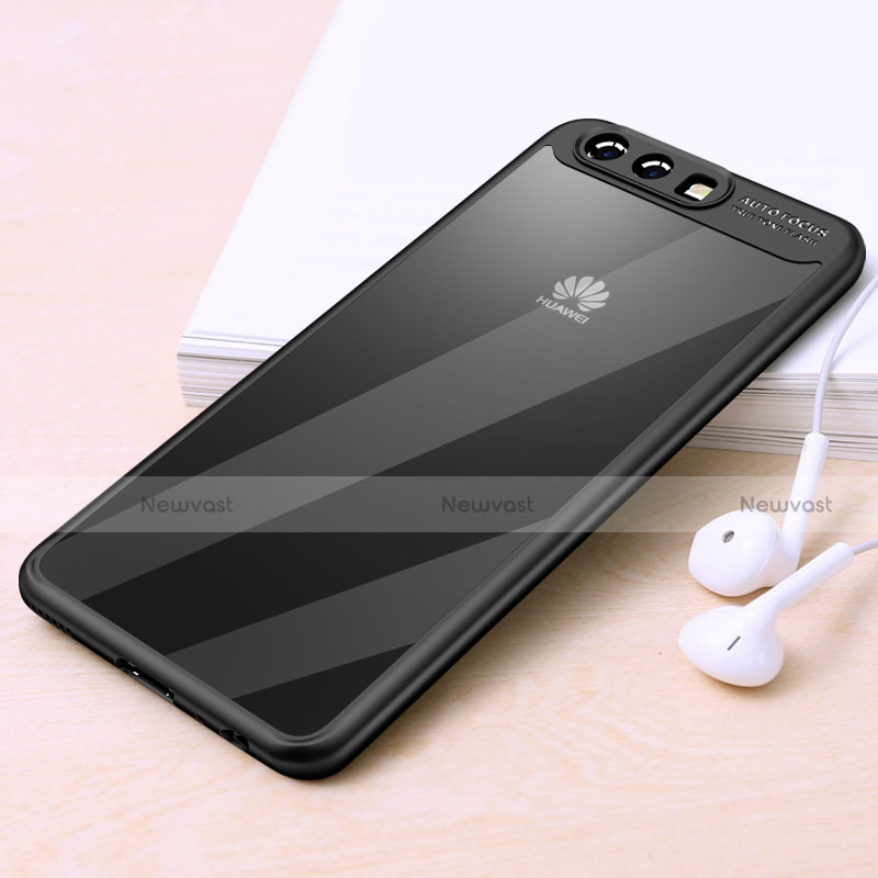 Soft Silicone Gel Mirror Cover for Huawei P10 Black
