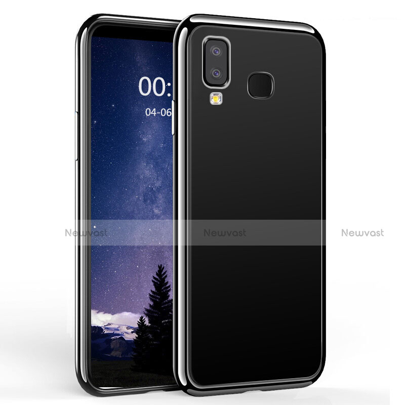 Soft Silicone Gel Mirror Cover for Samsung Galaxy A9 Star SM-G8850 Black