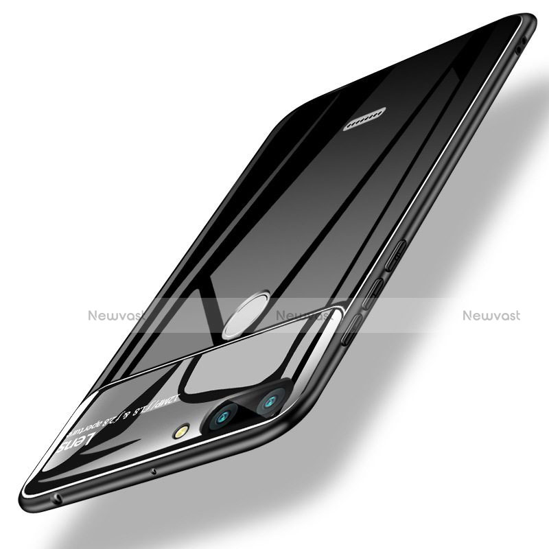 Soft Silicone Gel Mirror Cover for Xiaomi Redmi 6 Black
