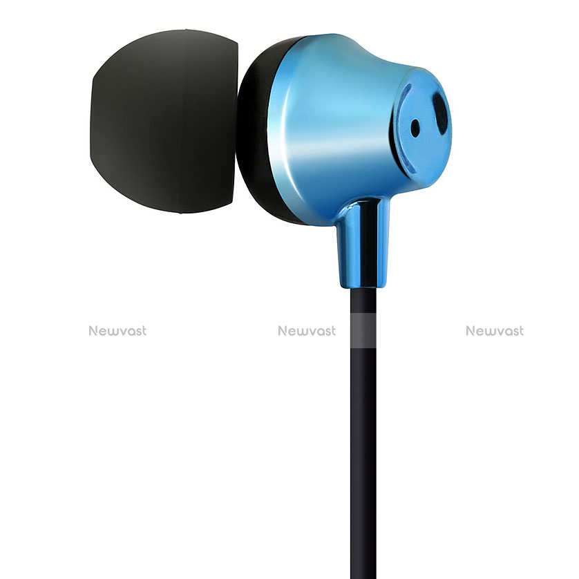 Sports Stereo Earphone Headphone In-Ear H21 Blue