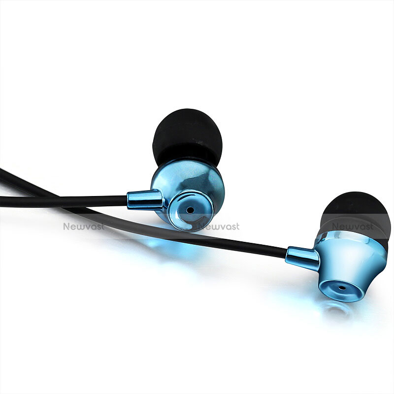 Sports Stereo Earphone Headphone In-Ear H21 Blue