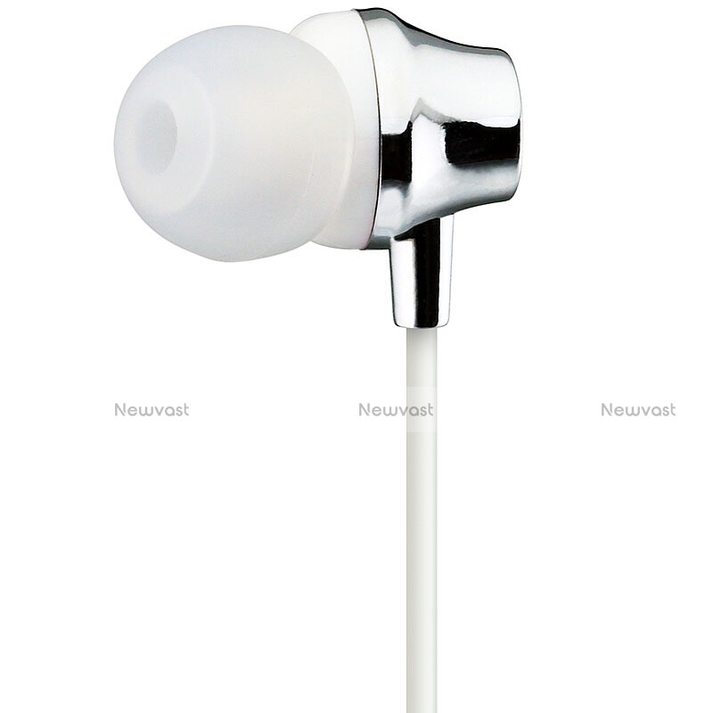 Sports Stereo Earphone Headphone In-Ear H21 Silver