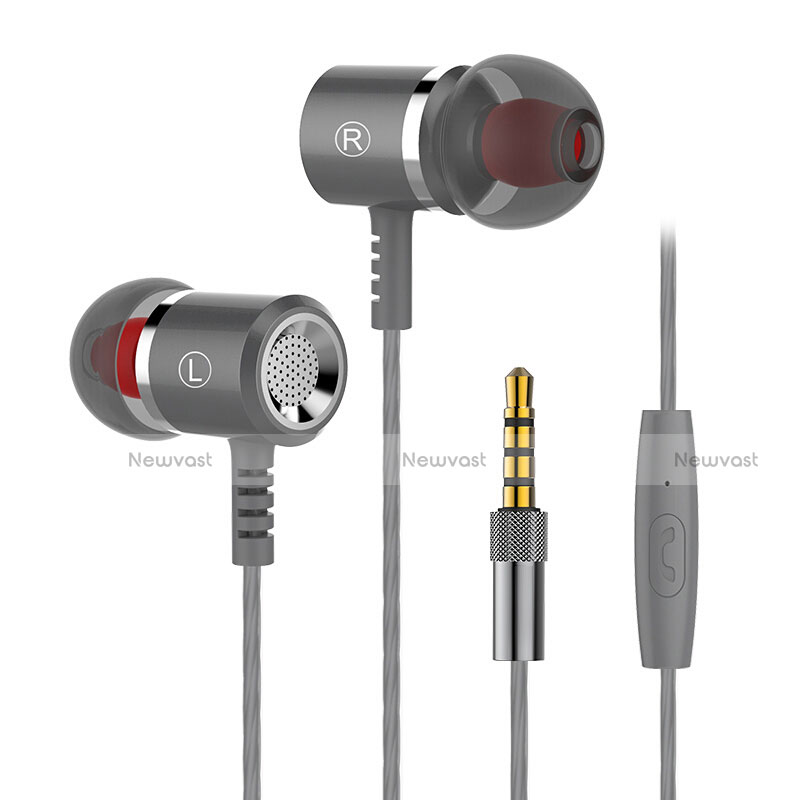 Sports Stereo Earphone Headphone In-Ear H25 Gray