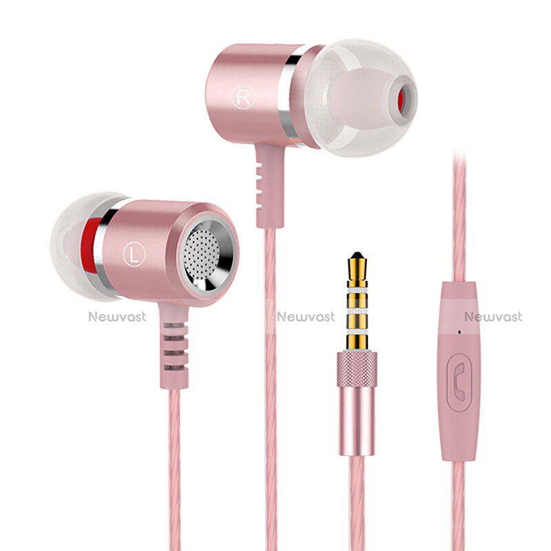 Sports Stereo Earphone Headphone In-Ear H25 Pink