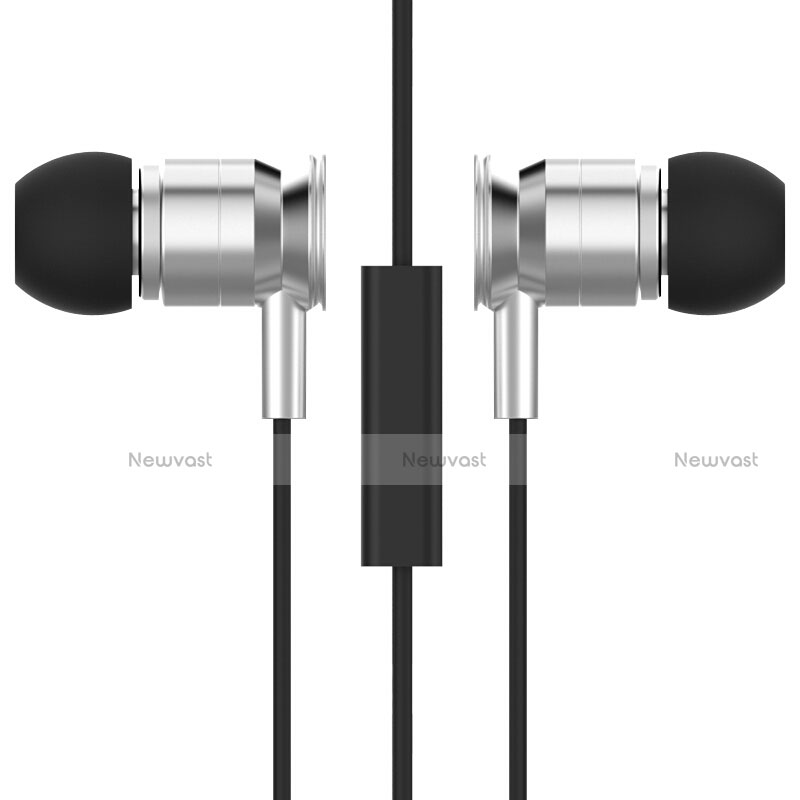 Sports Stereo Earphone Headset In-Ear H14 Silver
