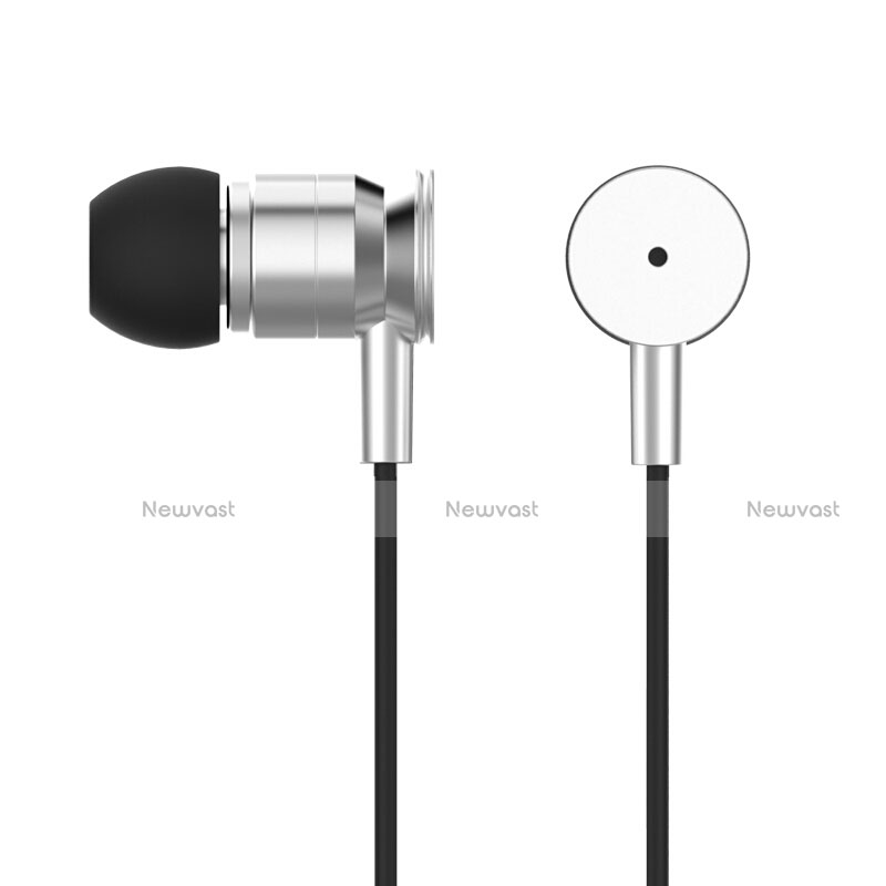 Sports Stereo Earphone Headset In-Ear H14 Silver