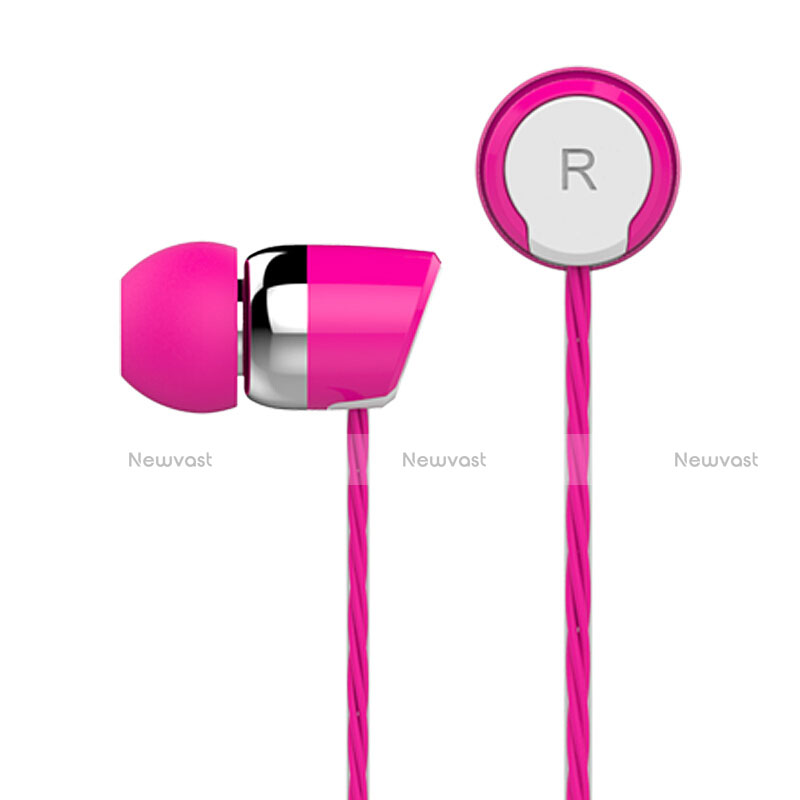 Sports Stereo Earphone Headset In-Ear H16 Hot Pink
