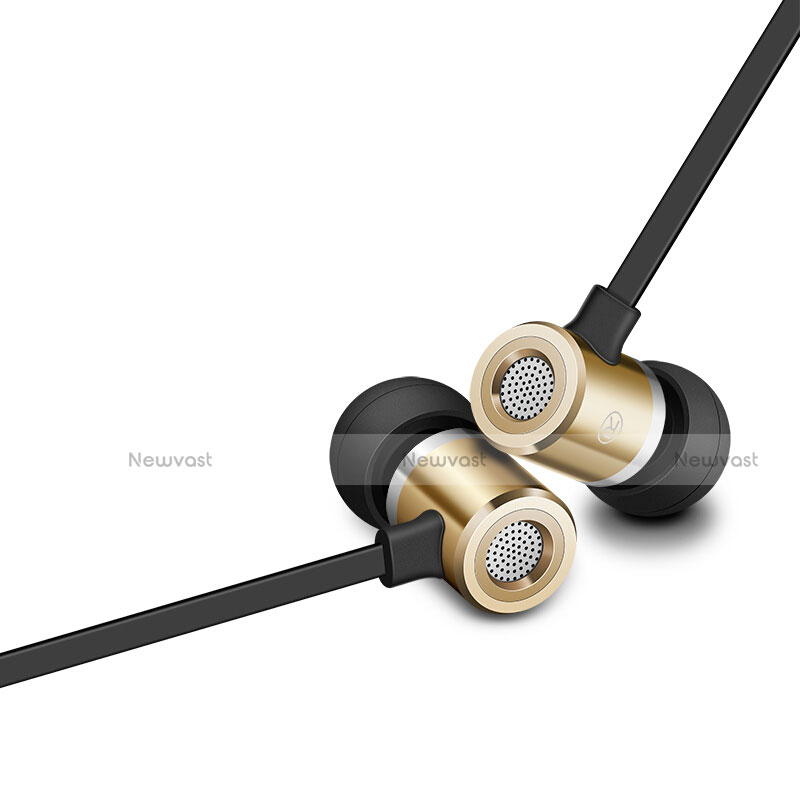 Sports Stereo Earphone Headset In-Ear H18 Gold