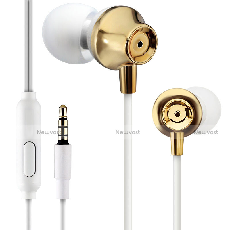 Sports Stereo Earphone Headset In-Ear H21 Gold