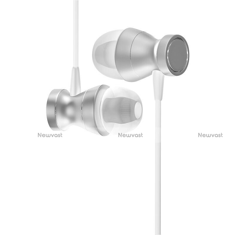 Sports Stereo Earphone Headset In-Ear H34 Silver