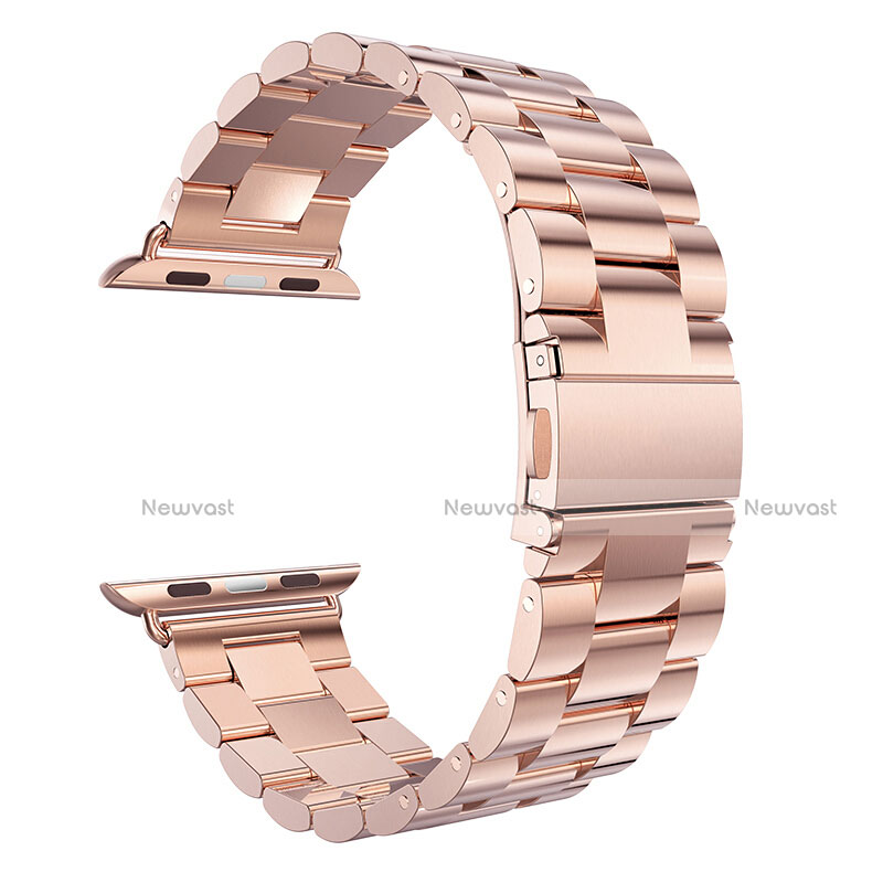 Stainless Steel Bracelet Band Strap for Apple iWatch 3 38mm Rose Gold