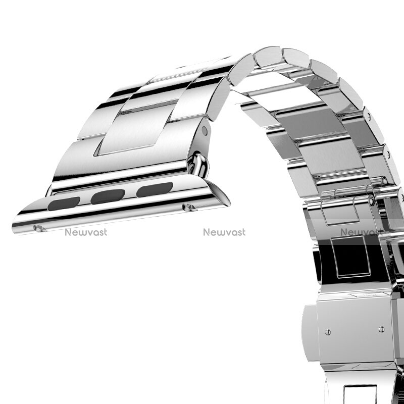 Stainless Steel Bracelet Band Strap for Apple iWatch 3 38mm Silver