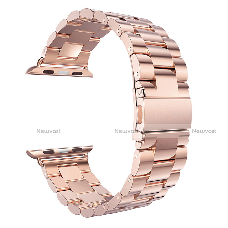 Stainless Steel Bracelet Band Strap for Apple iWatch 4 40mm Rose Gold