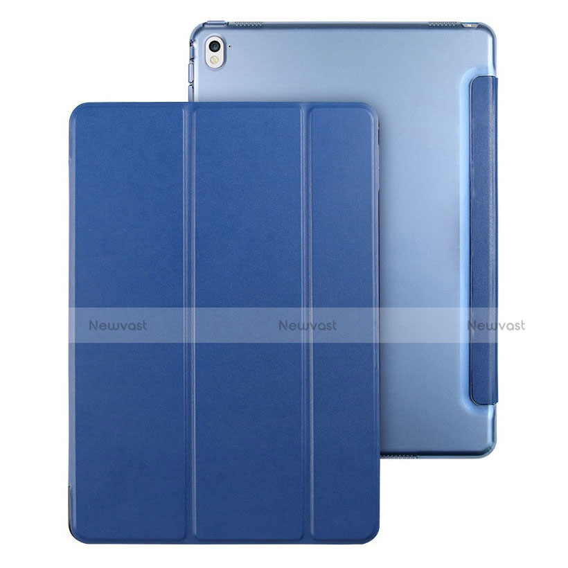 Stands Flip Cover Leather Case for Apple iPad Pro 9.7 Blue