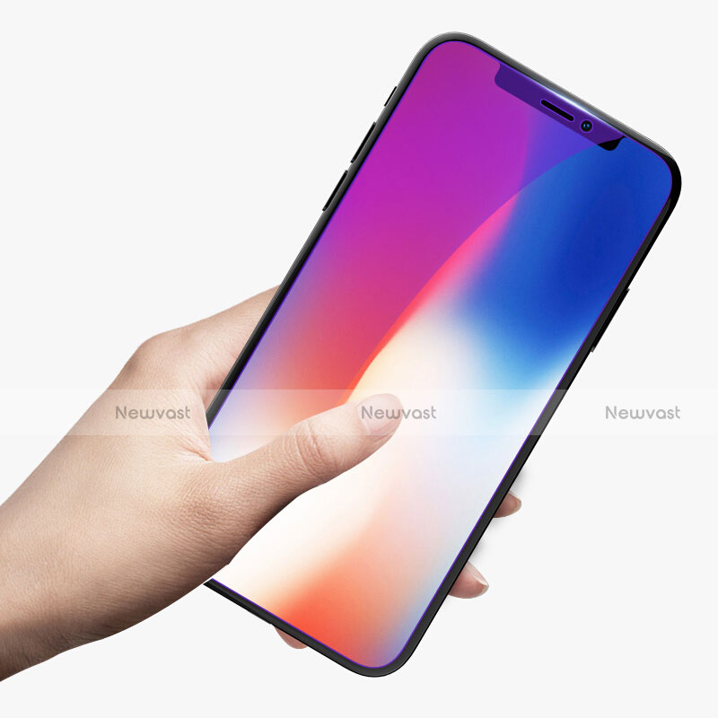 Tempered Glass Anti Blue Light Screen Protector Film B01 for Apple iPhone Xs Blue