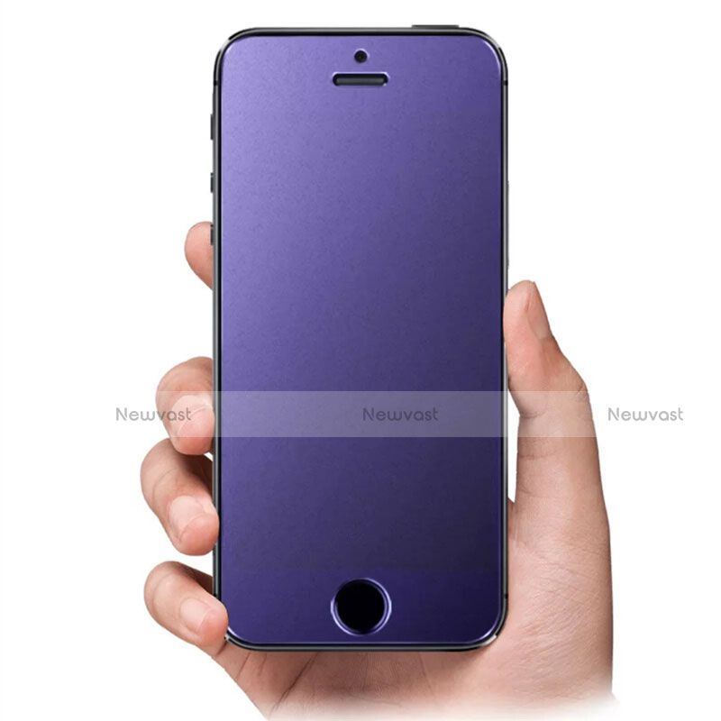 Tempered Glass Anti Blue Light Screen Protector Film B03 for Apple iPhone 5 Blue