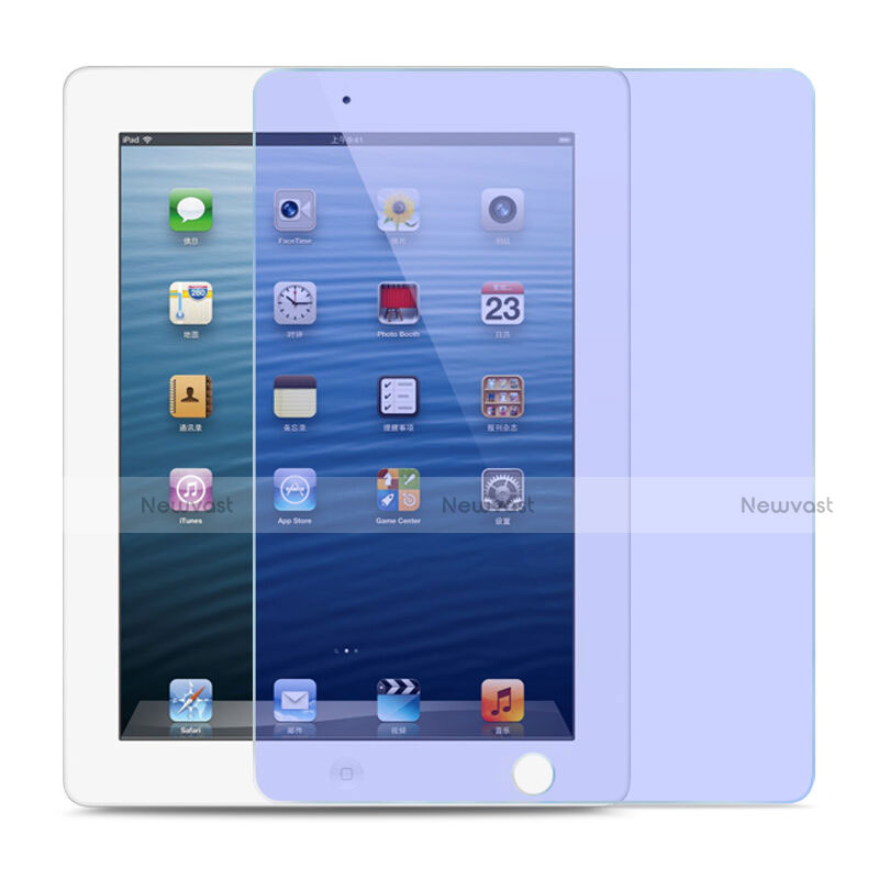 Tempered Glass Anti Blue Light Screen Protector Film for Apple iPad 3 Blue