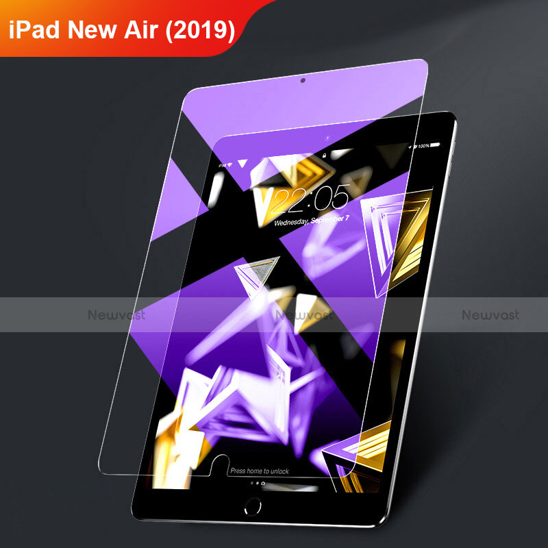 Tempered Glass Anti Blue Light Screen Protector Film for Apple iPad New Air (2019) 10.5 Clear